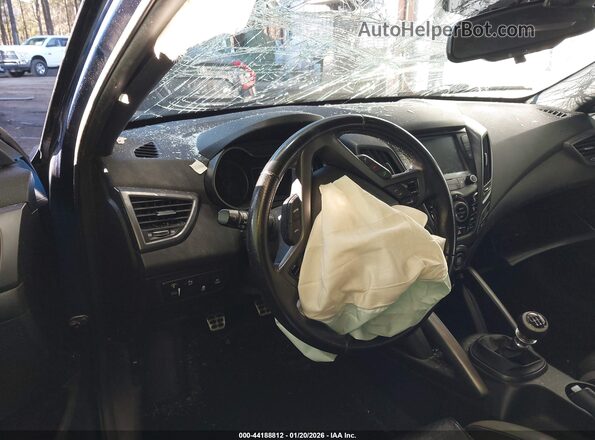 KMHTC6AE6GU291992 2016 HYUNDAI VELOSTER Blue Հետևի նստատեղերի տեսք