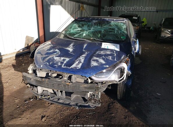 KMHTC6AE6GU291992 2016 HYUNDAI VELOSTER Blue Դիմացի տեսք
