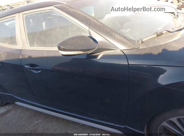 KMHTC6AE6GU297842 2016 HYUNDAI VELOSTER Black უკანა სალონის ხედი