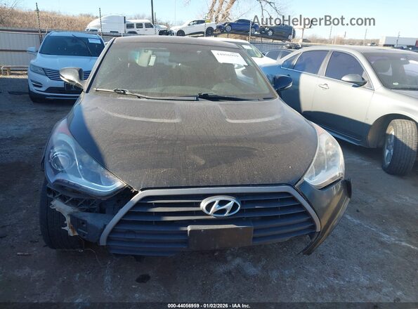 KMHTC6AE6GU297842 2016 HYUNDAI VELOSTER Black ხელსაწყოთა პანელის ხედი