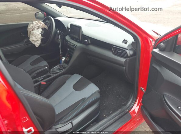 KMHTG6AF2MU032599 2021 HYUNDAI VELOSTER Red Vista interior delantera