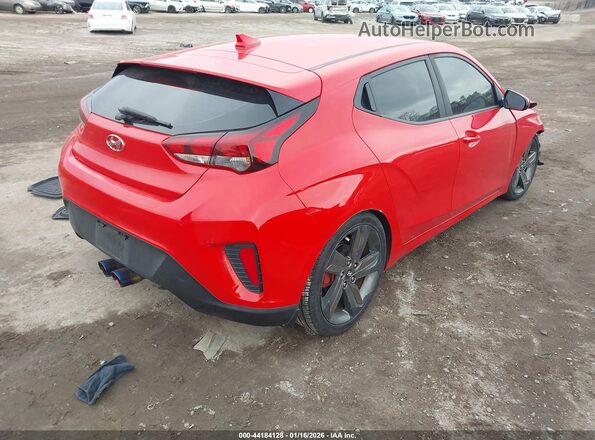 KMHTG6AF2MU032599 2021 HYUNDAI VELOSTER Red Trasero derecho