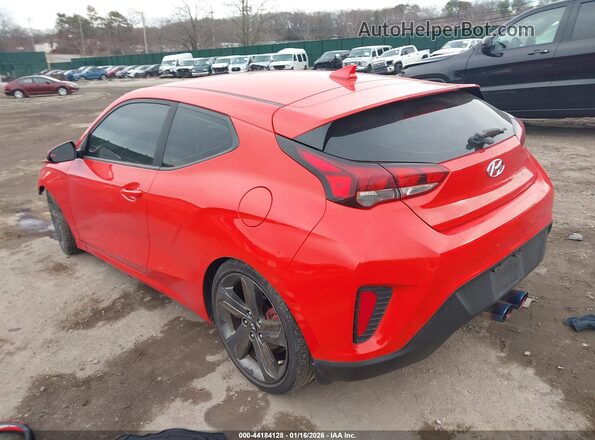 KMHTG6AF2MU032599 2021 HYUNDAI VELOSTER Red Trasero izquierdo