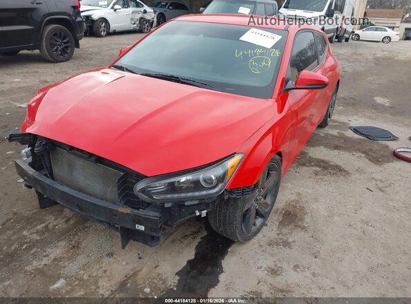 KMHTG6AF2MU032599 2021 HYUNDAI VELOSTER Red Vista tres cuartos delantera izquierda