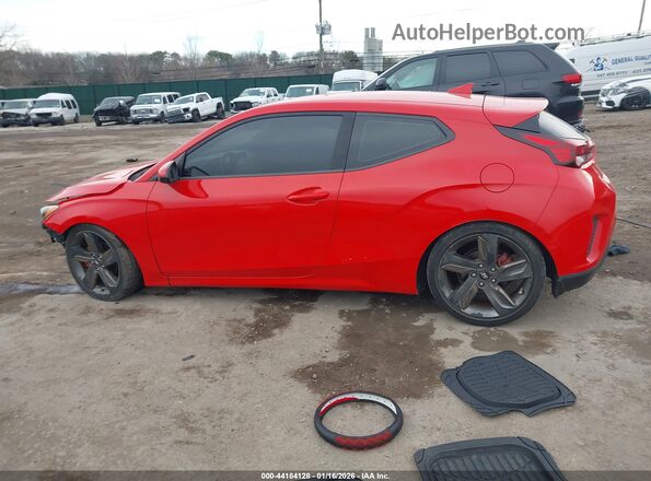 KMHTG6AF2MU032599 2021 HYUNDAI VELOSTER Red Vista interior de 360 grados