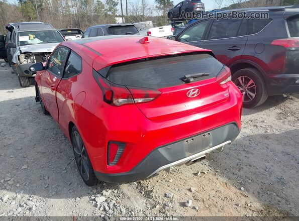 KMHTG6AFXKU003770 2019 HYUNDAI VELOSTER Красный Задняя левая четверть