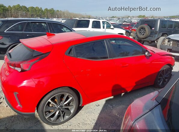 KMHTG6AFXKU003770 2019 HYUNDAI VELOSTER Красный Вид задней части салона