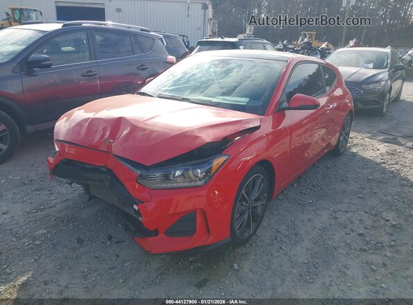 KMHTG6AFXKU003770 2019 HYUNDAI VELOSTER Красный Передняя левая четверть