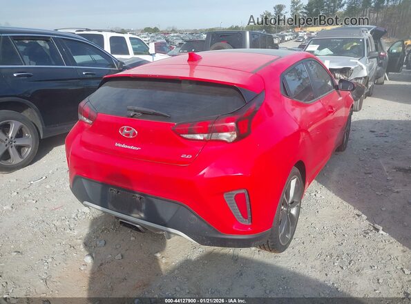 KMHTG6AFXKU003770 2019 HYUNDAI VELOSTER Красный Задняя правая четверть