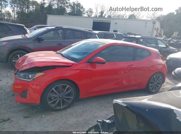 KMHTG6AFXKU003770 2019 HYUNDAI VELOSTER Красный Панорамный вид салона 360°