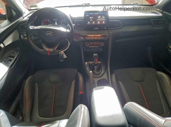 KMHTG6AFXLU023874 2020 HYUNDAI VELOSTER Red Widok deski rozdzielczej