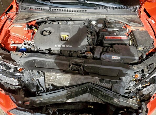 KMHTG6AFXLU023874 2020 HYUNDAI VELOSTER Red Widok wnętrza z tyłu