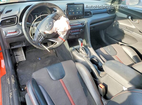 KMHTH6AB0KU020300 2019 HYUNDAI VELOSTER Оранжевый Вид панели приборов