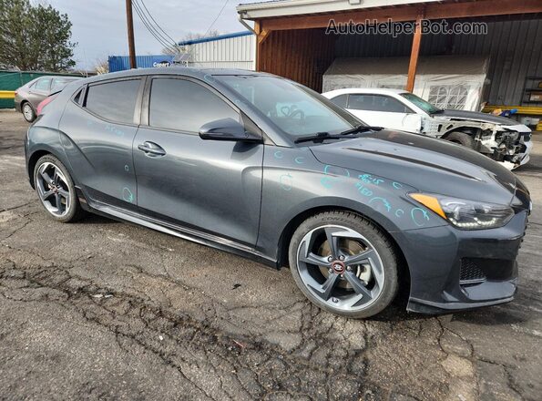 KMHTH6AB0LU031895 2020 HYUNDAI VELOSTER Gray წინა მარჯვენა