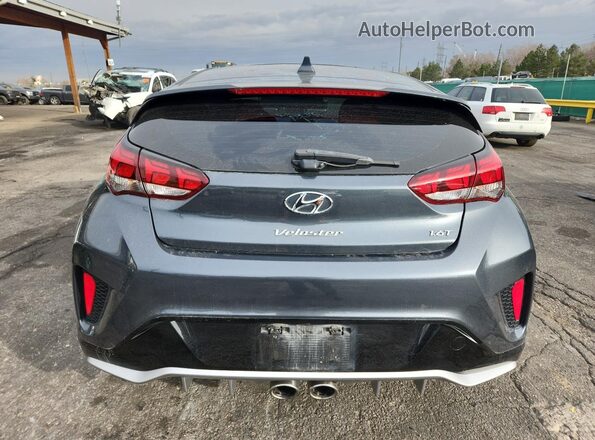 KMHTH6AB0LU031895 2020 HYUNDAI VELOSTER Gray უკანა ხედი