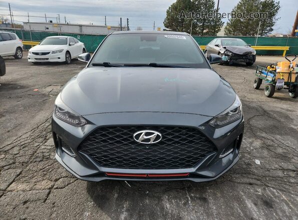 KMHTH6AB0LU031895 2020 HYUNDAI VELOSTER Gray წინა ხედი