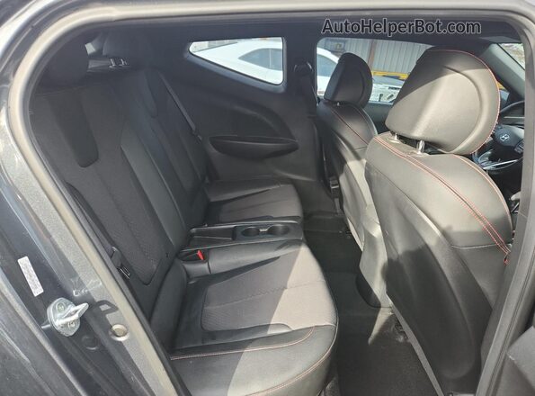 KMHTH6AB0LU031895 2020 HYUNDAI VELOSTER Gray უკანა სავარძლების ხედი