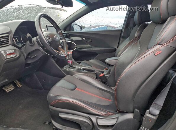 KMHTH6AB0LU031895 2020 HYUNDAI VELOSTER Gray წინა სალონის ხედი