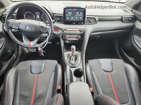 KMHTH6AB0LU031895 2020 HYUNDAI VELOSTER Gray წინა პანელის ხედი