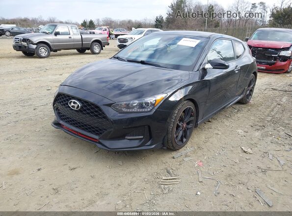 KMHTH6AB6MU032180 2021 HYUNDAI VELOSTER Black Vista tres cuartos delantera izquierda
