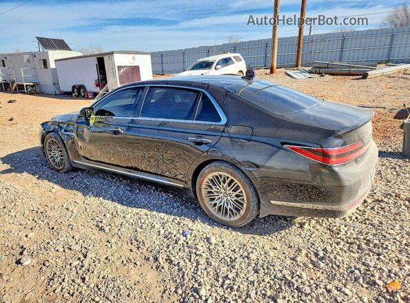 KMTF54PH1MU084876 2021 GENESIS G90 Black უკანა მარცხენა