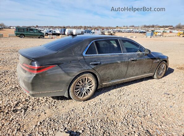 KMTF54PH1MU084876 2021 GENESIS G90 Black უკანა მარჯვენა