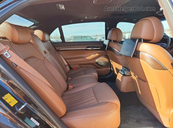 KMTF54PH1MU084876 2021 GENESIS G90 Black უკანა სავარძლების ხედი