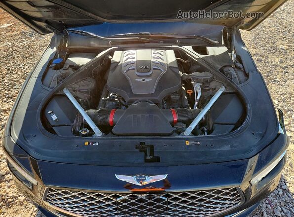 KMTF54PH1MU084876 2021 GENESIS G90 Black უკანა სალონის ხედი
