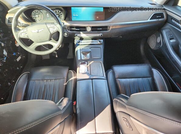KMTF54PH1MU085459 2021 GENESIS G90 Black Widok deski rozdzielczej