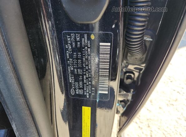 KMTF54PH1MU085459 2021 GENESIS G90 Black Widok naklejki z numerem VIN