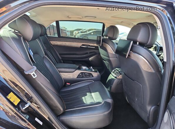 KMTF54PH1MU085459 2021 GENESIS G90 Black Widok tylnych siedzeń