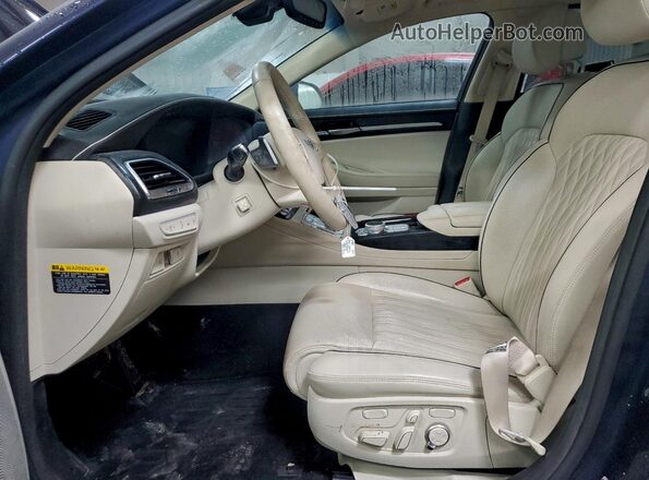 KMTF54PH7MU088236 2021 GENESIS G90 Blue Front interior view
