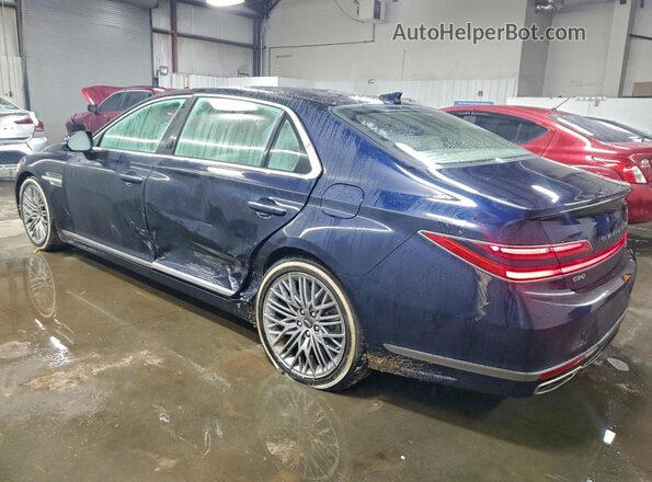KMTF54PH7MU088236 2021 GENESIS G90 Blue Rear left