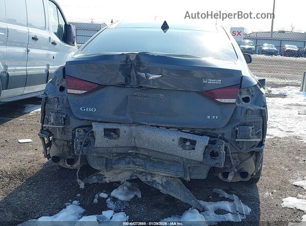 KMTFN4JB0KU312738 2019 GENESIS G80 Серый Вид спереди