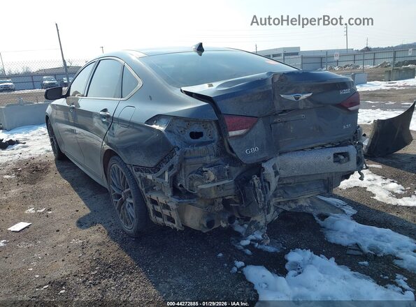 KMTFN4JB0KU312738 2019 GENESIS G80 Серый Задняя левая четверть