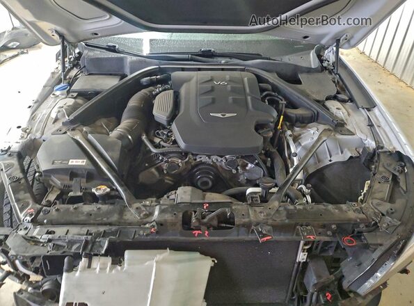 KMTFN4JE6LU329085 2020 GENESIS G80 Gray Вид задньої частини салону
