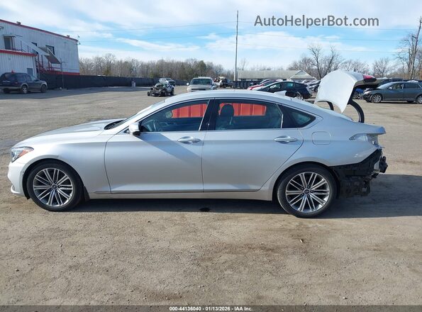 KMTFN4JE9KU324722 2019 GENESIS G80 Silver სალონის 360-გრადუსიანი ხედი