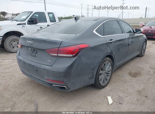 KMTFN4JEXLU329767 2020 GENESIS G80 Gray Задня права чверть