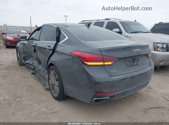 KMTFN4JEXLU329767 2020 GENESIS G80 Gray Задня ліва чверть