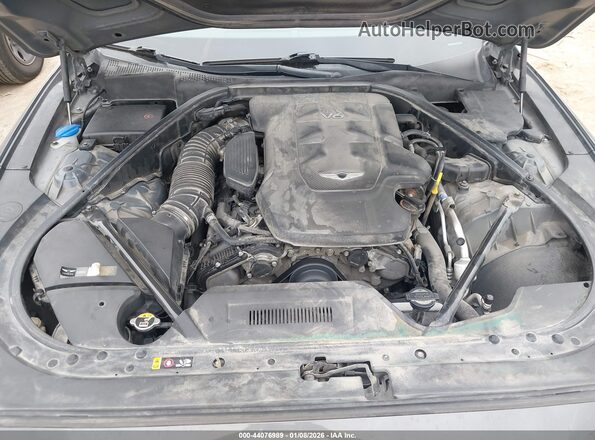 KMTFN4JEXLU329767 2020 GENESIS G80 Gray Вид ззаду