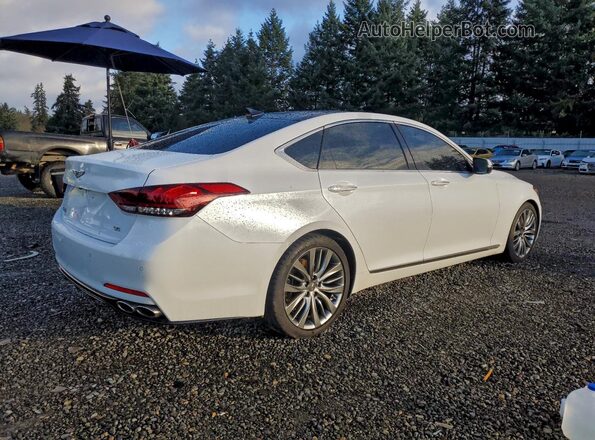 KMTFN4JF4LU335170 2020 GENESIS G80 White Rear right