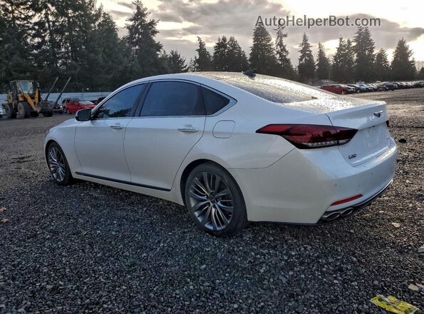 KMTFN4JF4LU335170 2020 GENESIS G80 White Rear left