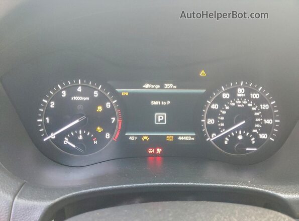 KMTFN4JF4LU335170 2020 GENESIS G80 White Instrument cluster view