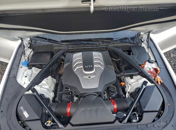KMTFN4JF4LU335170 2020 GENESIS G80 White Rear interior view