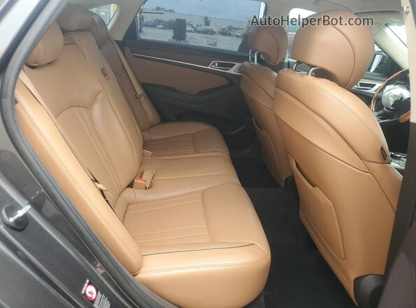 KMTFN4JF9LU334788 2020 GENESIS G80 Gray უკანა სავარძლების ხედი