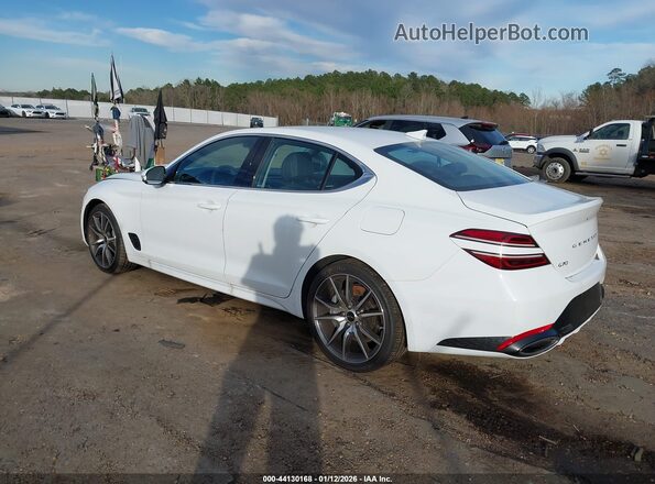 KMTG14SC0TU165491 2026 GENESIS G70 Белый Задняя левая четверть