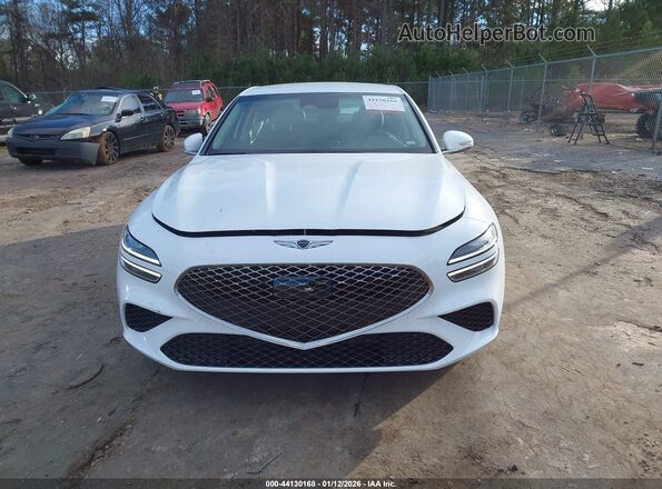 KMTG14SC0TU165491 2026 GENESIS G70 Белый Вид щитка приборов