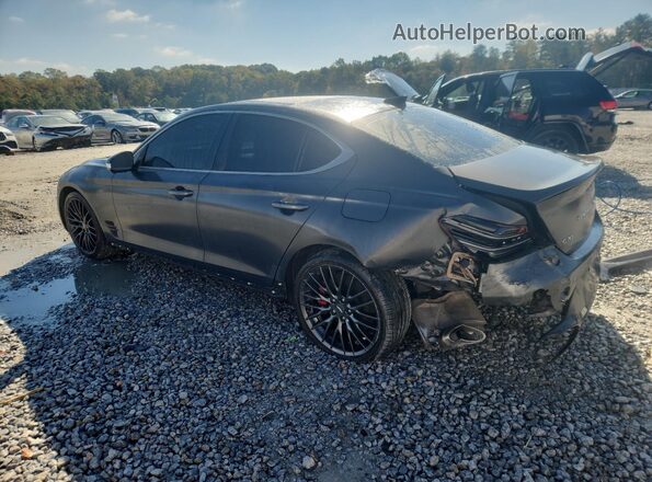 KMTG14TEXNU082931 2022 GENESIS G70 Charcoal Задня ліва чверть