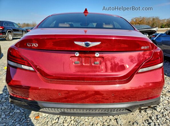 KMTG34LA0MU077176 2021 GENESIS G70 Red 