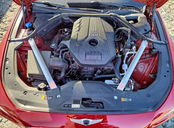 KMTG34LA0MU077176 2021 GENESIS G70 Red 
